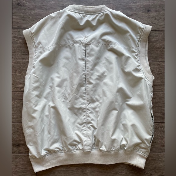 2002 Golf US Open Bethpage Black Vintage Windbreaker Tan Vest Large - Picture 2 of 6